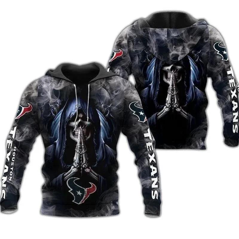Death Houston Texans 3D Hoodie, NFL Hoodie Death Houston Texans 3D Hoodie, NFL Hoodie