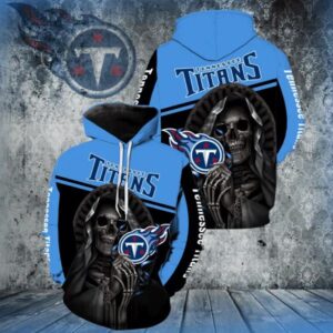 Death Skull Hold Tennessee Titans 3D Hoodie, NFL Hoodie