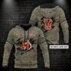 NFL Cincinnati Bengals Personalized 3D Hoodie 2, NFL Hoodie