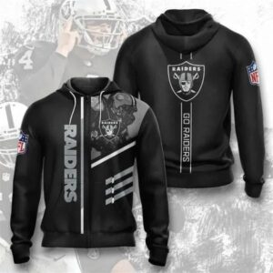 NFL Las Vegas Raiders 3D Hoodie 4, NFL Hoodie