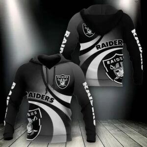 NFL Las Vegas Raiders 3D Hoodie 8, NFL Hoodie