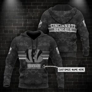 NFL Cincinnati Bengals Personalized 3D Hoodie 9, NFL Hoodie