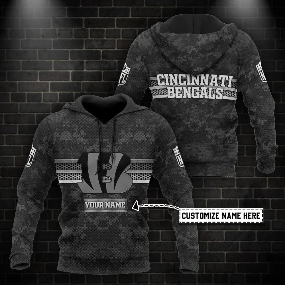 NFL Cincinnati Bengals Personalized 3D Hoodie 9, NFL Hoodie NFL Cincinnati Bengals Personalized 3D Hoodie 9, NFL Hoodie