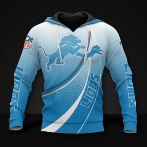 Detroit Lions All Over Print Hoodie, NFL Hoodie