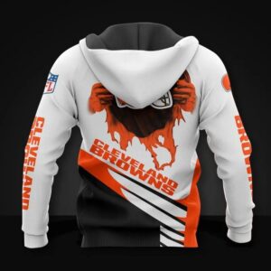 NFL Cleveland Browns All Over Print 3D Hoodie, NFL Hoodie