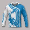 Detroit Lions Fire Ball All Over Print Hoodie, NFL Hoodie