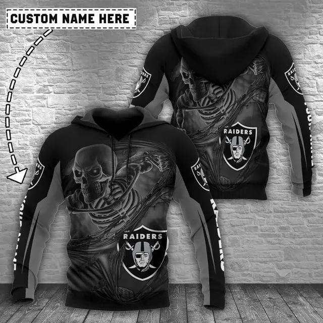 NFL Las Vegas Raiders Personalized 3D Hoodie, NFL Hoodie NFL Las Vegas Raiders Personalized 3D Hoodie, NFL Hoodie