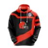 NFL Cleveland Browns Logo 3D Hoodie 3, NFL Hoodie
