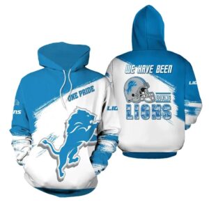 Detroit Lions Game Day Football 3D Hoodie, NFL Hoodie