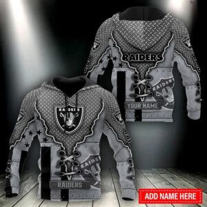 NFL Las Vegas Raiders Personalized 3D Hoodie 2, NFL Hoodie