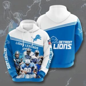 Detroit Lions Legends 3D Hoodie, NFL Hoodie