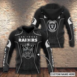 NFL Las Vegas Raiders Personalized 3D Hoodie 5, NFL Hoodie