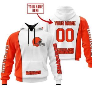 NFL Cleveland Browns Personalized 3D Hoodie, NFL Hoodie