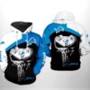 Detroit Lions NFL Skull Punisher 3D Hoodie, NFL Hoodie