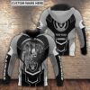 NFL Las Vegas Raiders Skeleton Personalized 3D Hoodie, NFL Hoodie