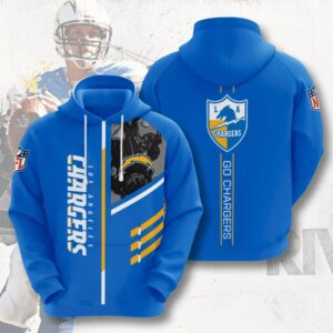 NFL Los Angeles Chargers 3D Hoodie 10, NFL Hoodie