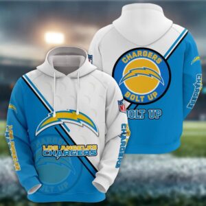 NFL Los Angeles Chargers 3D Hoodie 14, NFL Hoodie