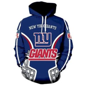 Football New York Giants 3D Hoodie, NFL Hoodie