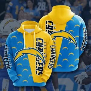 NFL Los Angeles Chargers 3D Hoodie 15, NFL Hoodie