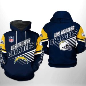 NFL Los Angeles Chargers 3D Hoodie 16, NFL Hoodie