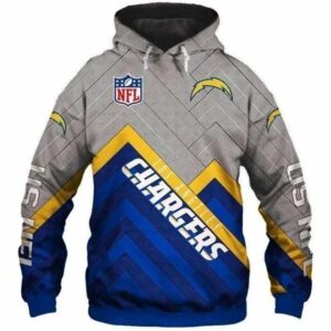 NFL Los Angeles Chargers 3D Hoodie 9, NFL Hoodie