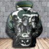 Green Bay Packers Freddy Jason Michael 3D Hoodie, NFL Hoodie