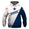 NFL Dallas Cowboys 3D Logo Hoodie 5, NFL Hoodie