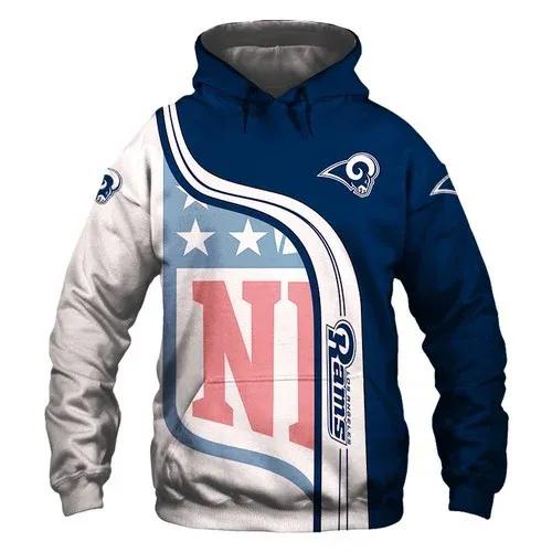 NFL Los Angeles Rams 3D Hoodie 10, NFL Hoodie NFL Los Angeles Rams 3D Hoodie 10, NFL Hoodie