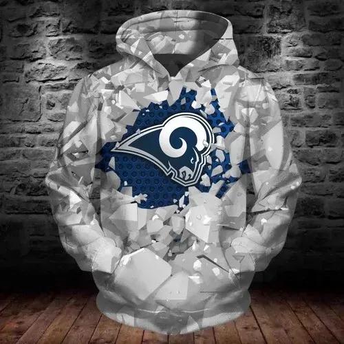 NFL Los Angeles Rams 3D Hoodie 12, NFL Hoodie NFL Los Angeles Rams 3D Hoodie 12, NFL Hoodie