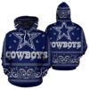 NFL Dallas Cowboys 3D Logo Hoodie 8, NFL Hoodie