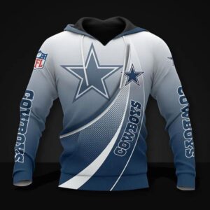 NFL Dallas Cowboys All Over Print Hoodie, NFL Hoodie