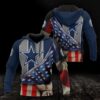 NFL Dallas Cowboys American Flag 3D Hoodie 2, NFL Hoodie