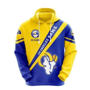 NFL Los Angeles Rams 3D Hoodie 5, NFL Hoodie