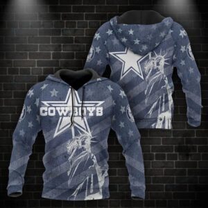 NFL Dallas Cowboys American Flag 3D Hoodie 5, NFL Hoodie