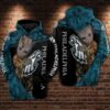 Groot Hug Philadelphia Eagles 3D Hoodie, NFL Hoodie