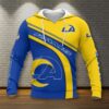 NFL Los Angeles Rams All Over Print Hoodie, NFL Hoodie