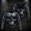 NFL Dallas Cowboys Skull 3D Hoodie 11, NFL Hoodie