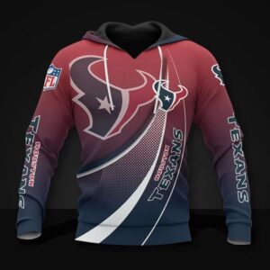 Houston Texans All Over Print Hoodie, NFL Hoodie