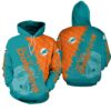 NFL Miami Dolphins 3D Hoodie, NFL Hoodie