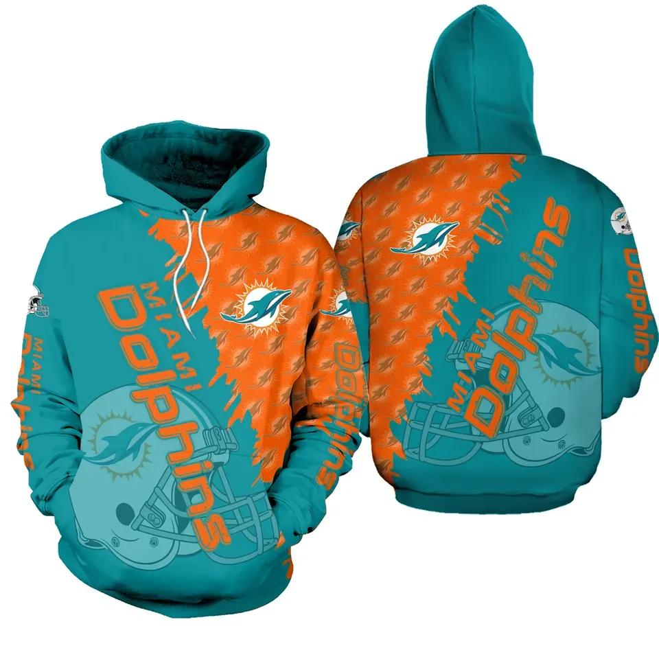NFL Miami Dolphins 3D Hoodie, NFL Hoodie NFL Miami Dolphins 3D Hoodie, NFL Hoodie