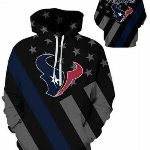 Houston Texans American Flag Team 3D Hoodie, NFL Hoodie