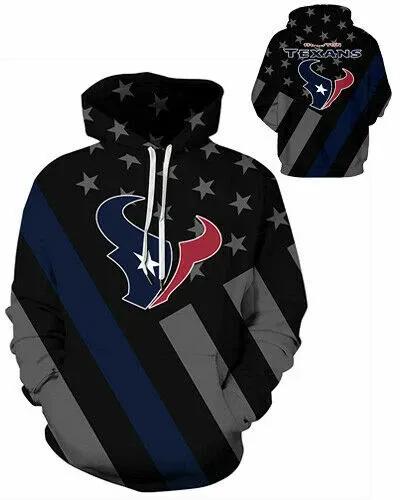 Houston Texans American Flag Team 3D Hoodie, NFL Hoodie Houston Texans American Flag Team 3D Hoodie, NFL Hoodie