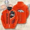 NFL Denver Broncos 3D Hoodie, NFL Hoodie