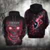 Houston Texans Lava Skull 3D Hoodie, NFL Hoodie