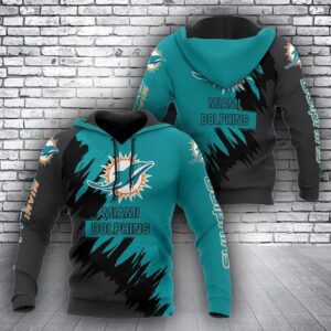 NFL Miami Dolphins 3D Hoodie 15, NFL Hoodie
