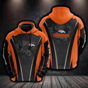 NFL Denver Broncos 3D Hoodie 12, NFL Hoodie