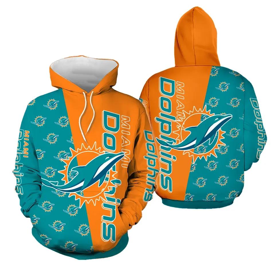 NFL Miami Dolphins 3D Hoodie 2, NFL Hoodie NFL Miami Dolphins 3D Hoodie 2, NFL Hoodie
