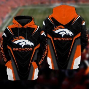 NFL Denver Broncos 3D Hoodie 13, NFL Hoodie
