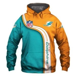 NFL Miami Dolphins 3D Hoodie 4, NFL Hoodie