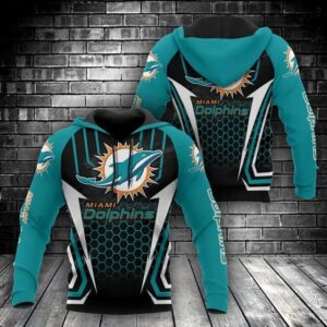 NFL Miami Dolphins 3D Hoodie 9, NFL Hoodie